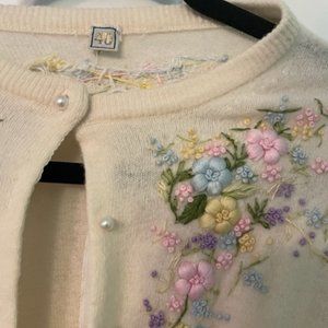 Vintage Embroidered Cardigan